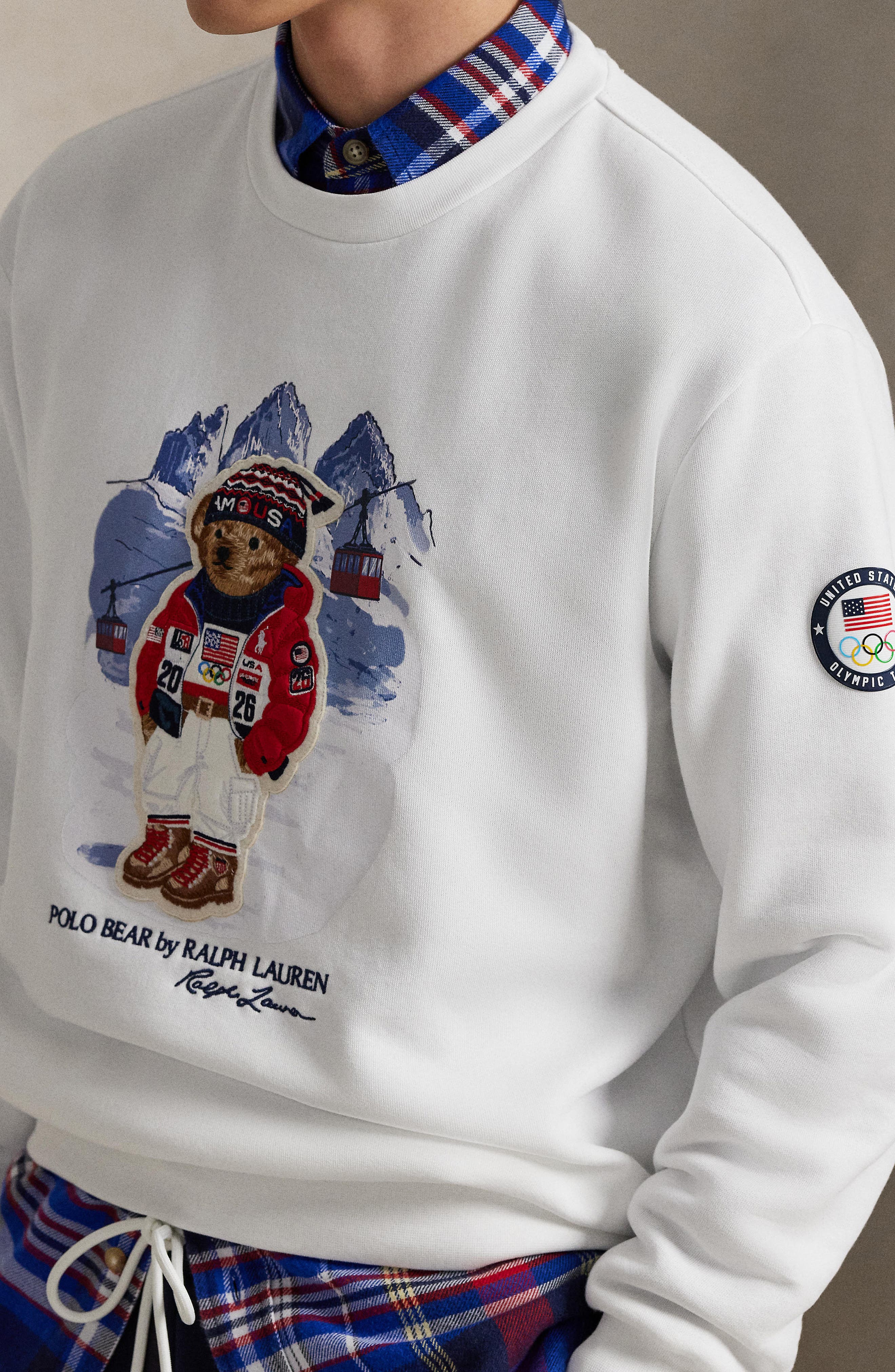 Polo Ralph Lauren Team USA Polo Bear Sweatshirt (Men) | Nordstrom