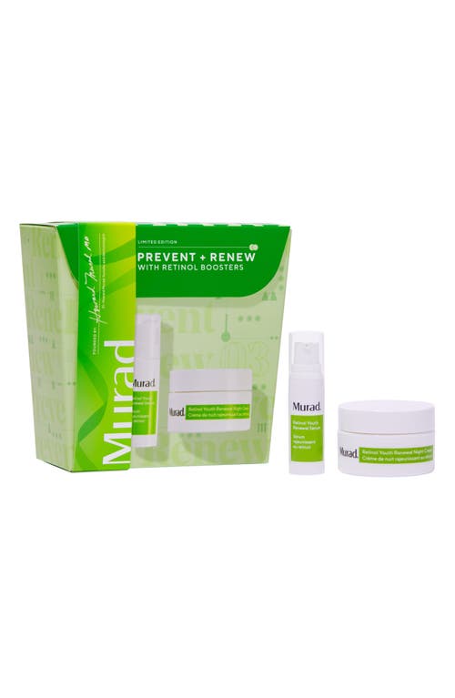 Murad® Prevent + Renew with Retinol Boosters Set $44 Value 