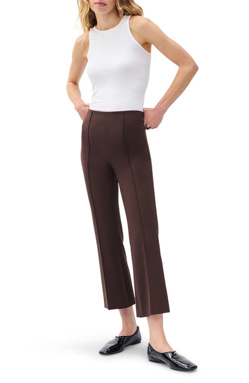 Rag & Bone Irina Ponte Kick Flare Pants In Brown