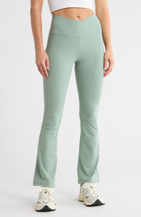 Ultra Lush Madison Crossover Flare Leggings