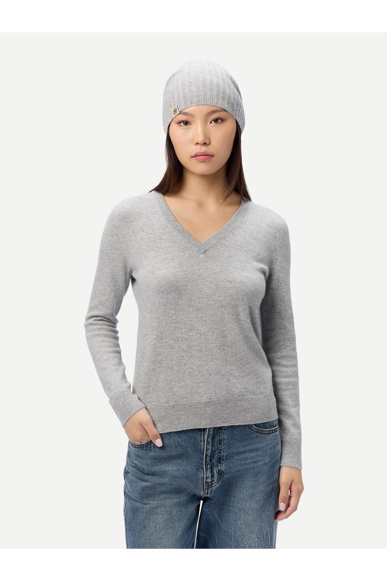 Cashmere Rib Knit Hat, Alternate, color, high rise