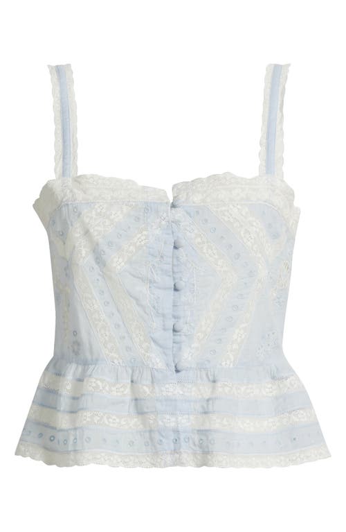 Loveshackfancy Charlieann Lace Camisole In White