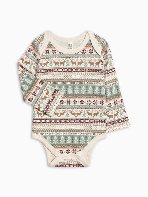 Organic Holiday River Bodysuit (Baby)