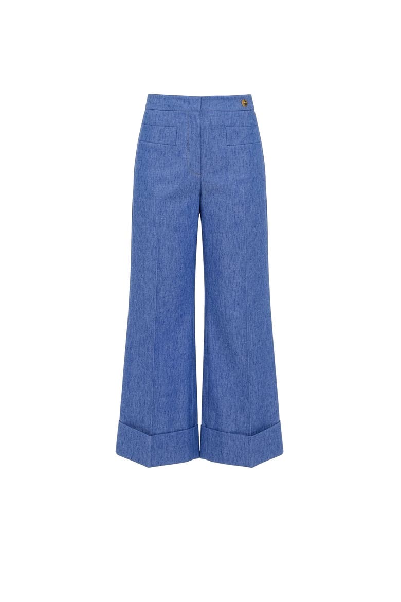 Brody Crop cuff pant, Main, color, Vintage Indigo