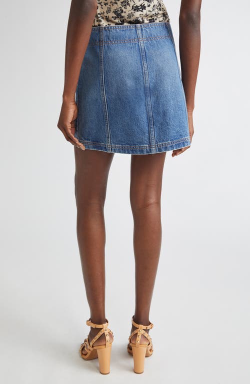 Ulla Johnson The Clara Denim Miniskirt In Blue