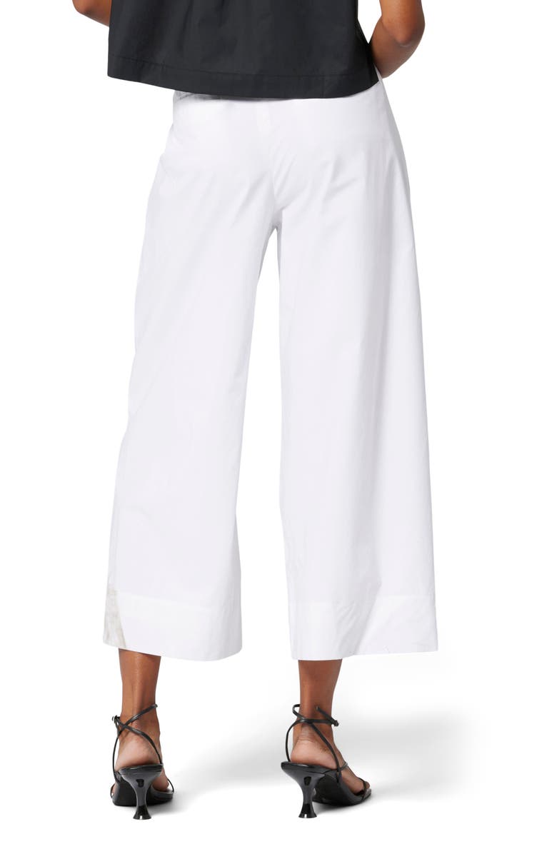 Equipment Parlon Crop Wide Leg Cotton Trousers, Alternate, color, Bright White