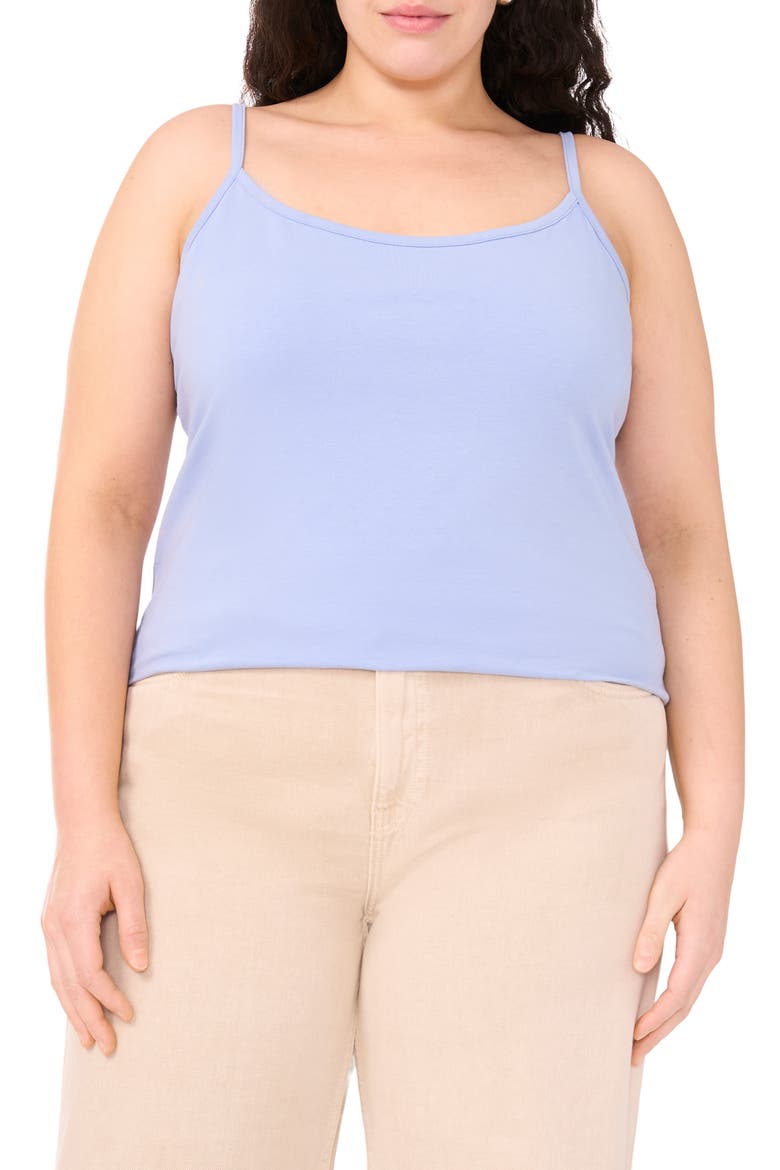 Absolute Stretch Cotton Camisole, Main, color, FOREVER BLUE