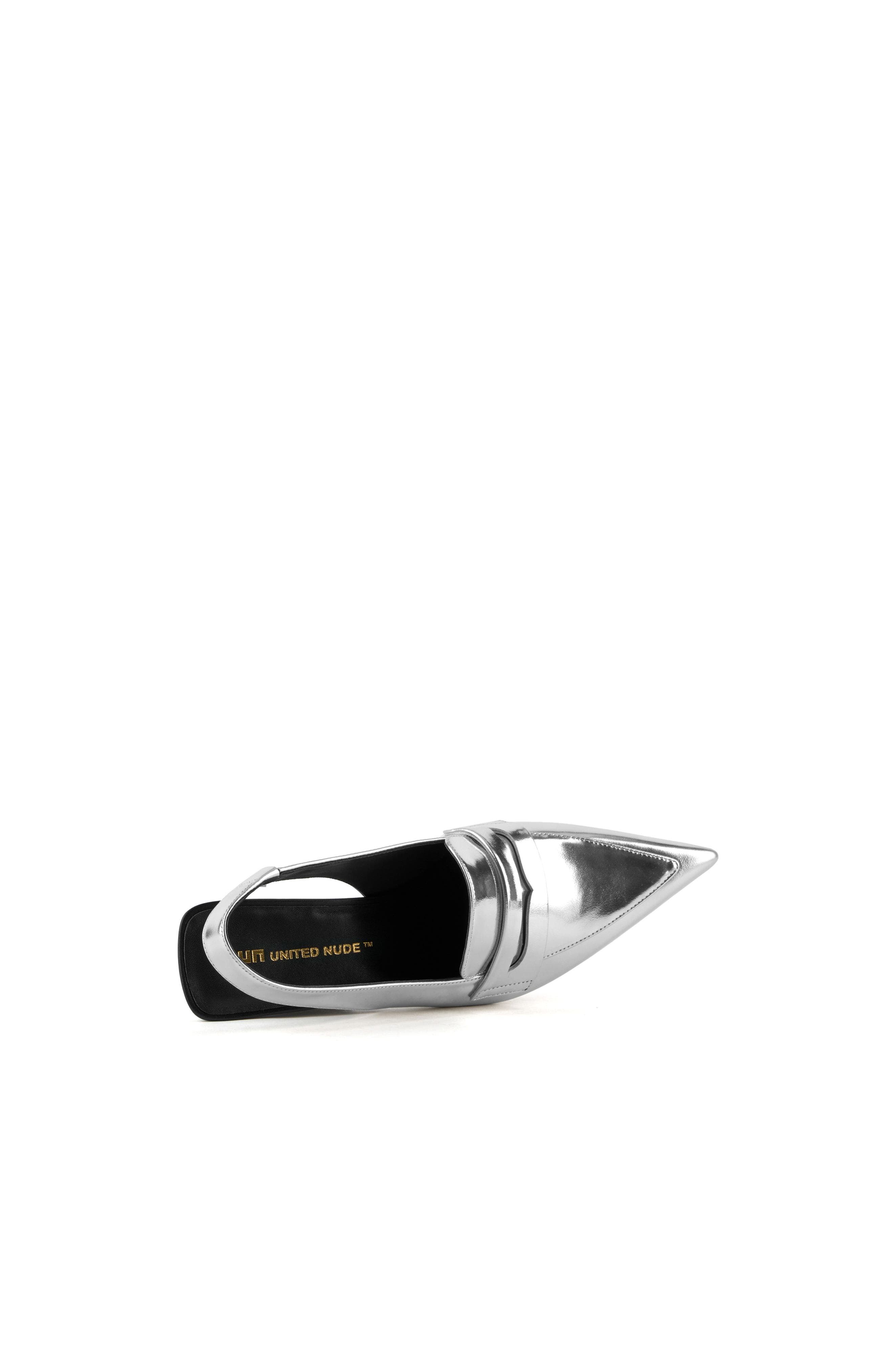 Raila Loafer Mid Pumps, Alternate, color, Silver