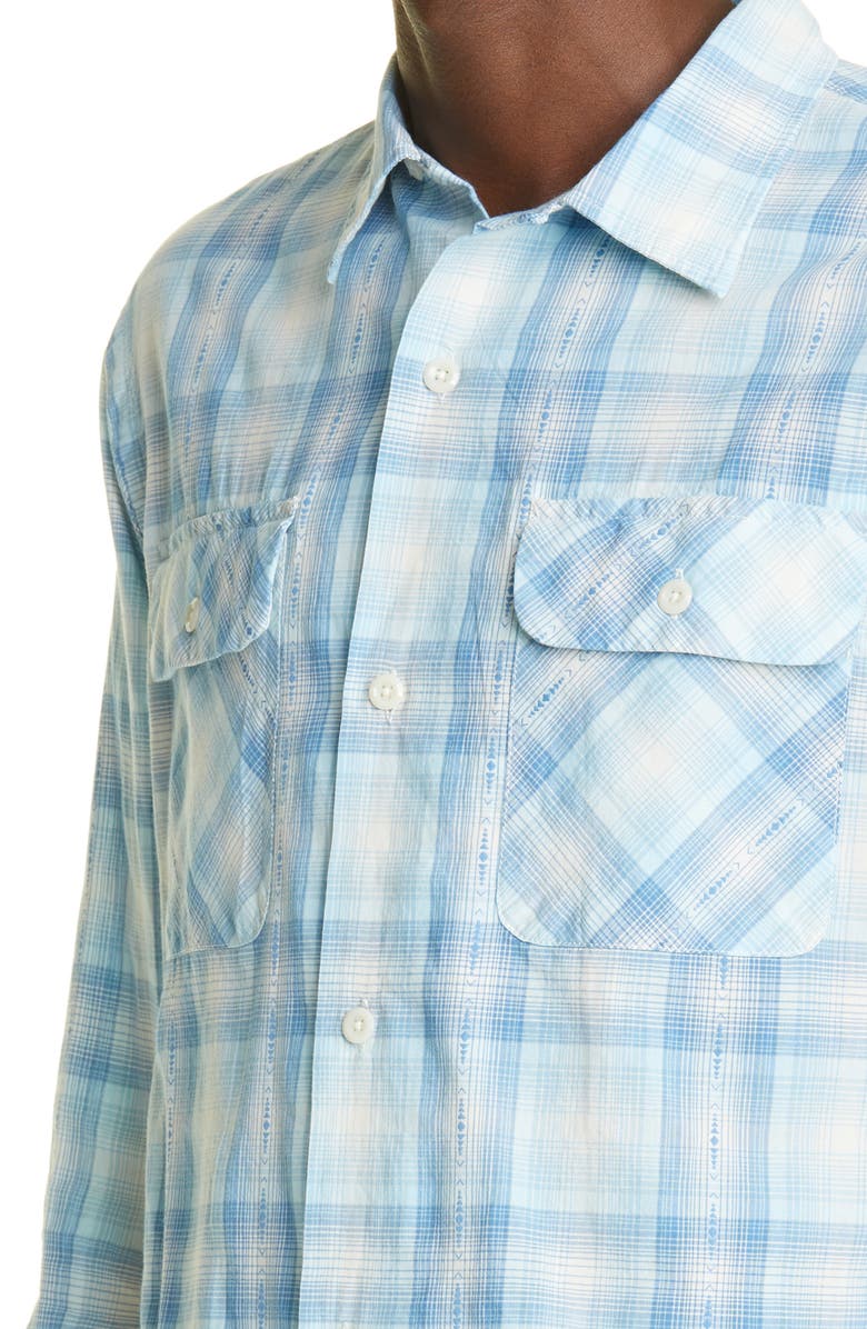 Double RL Men's Carter Camp Plaid Button-Up Shirt, Alternate, color,