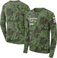 Nike Men's Nike Camo Penn State Nittany Lions Military Long Sleeve T-Shirt