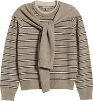 Wit & Wisdom Twofer Tie Sleeve Sweater