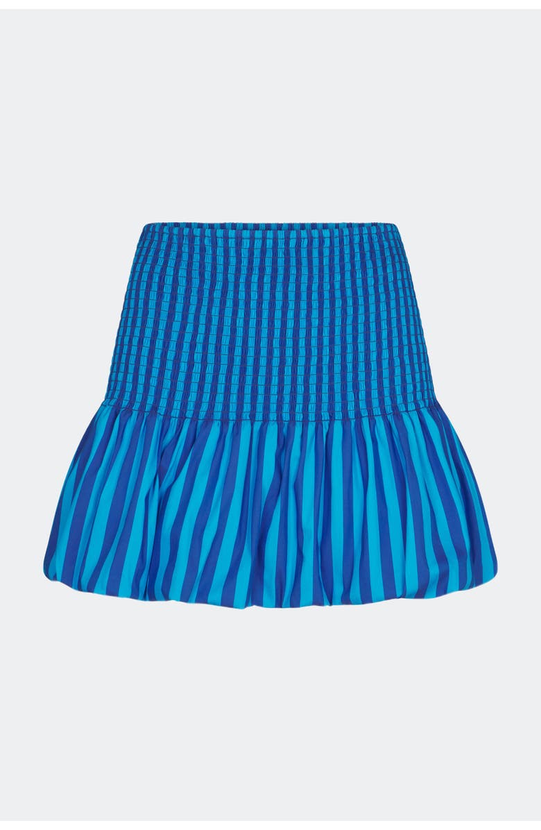 SIMONMILLER Sancho Poplin Skirt, Main, color, Tonal Blue Stripe