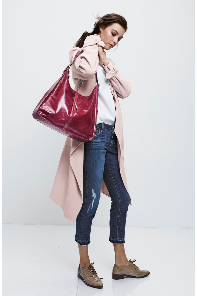 Drape Front Water Repellent Wrap Trench Coat, Alternate, color, BLUSH