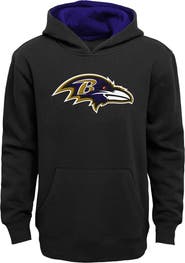 Outerstuff Youth Black Baltimore Ravens Prime Pullover Hoodie