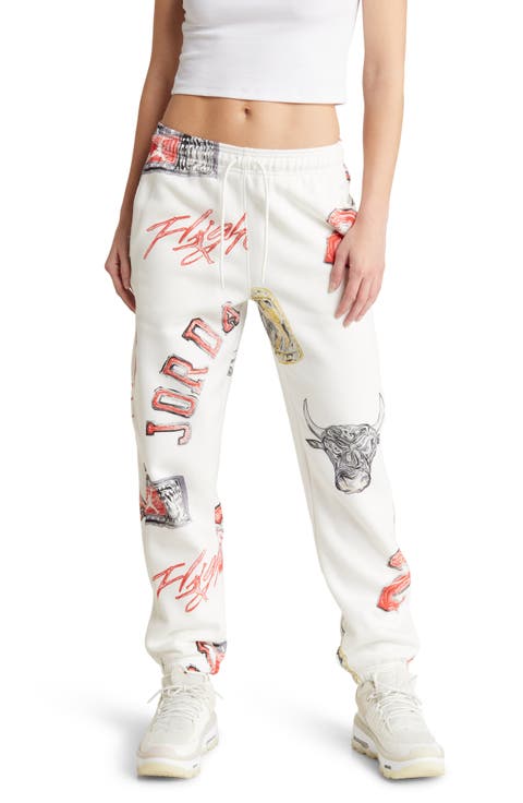 Brooklyn Print Fleece Sweatpants