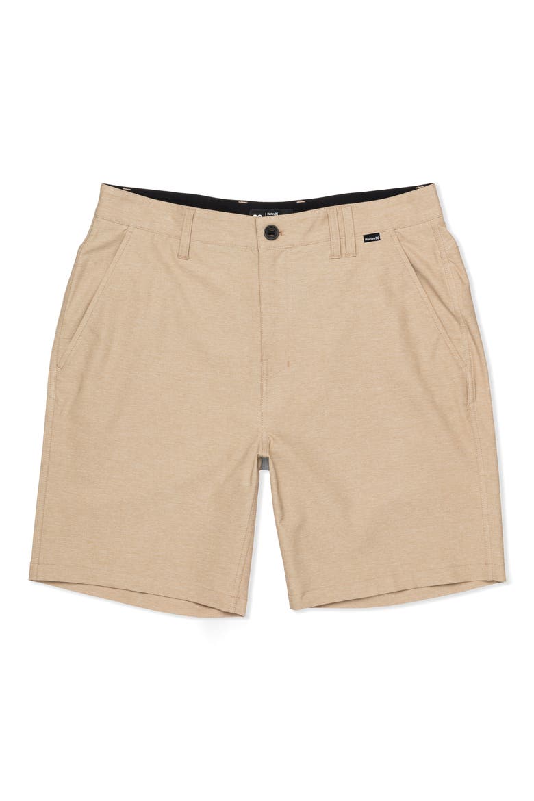 Phantom Heather Walk Shorts, Alternate, color, KHAKI