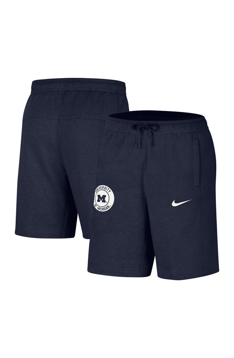 Nike Men's Nike Navy Michigan Wolverines Logo Shorts, Main, color, Navy