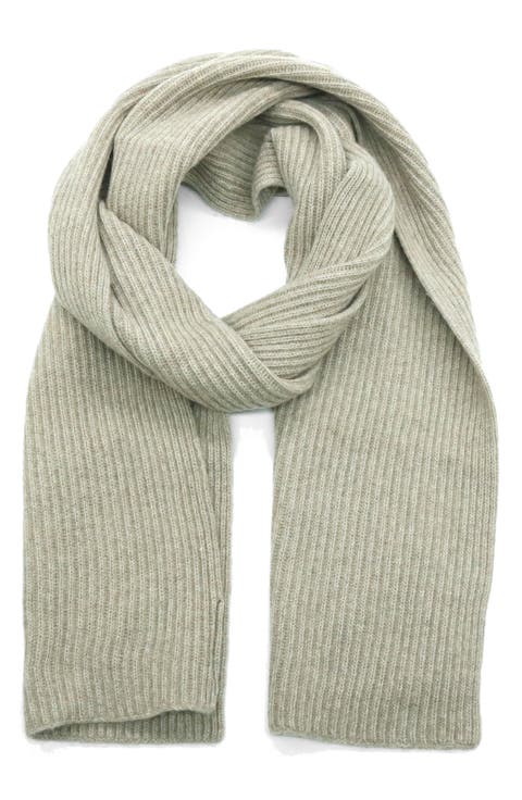 Cashmere Rib Scarf