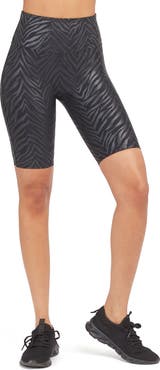 SPANX® Faux Leather Bike Shorts