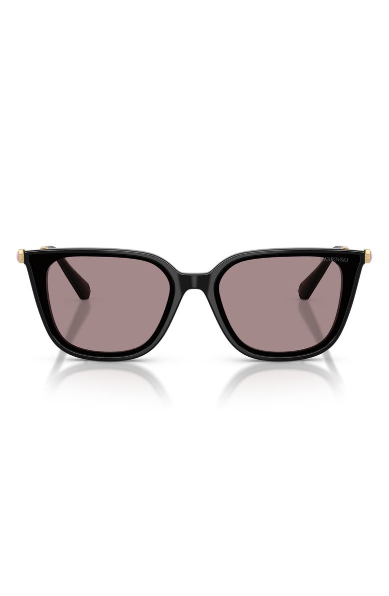 Swarovski 63mm Oversize Square Sunglasses, Main, color, 