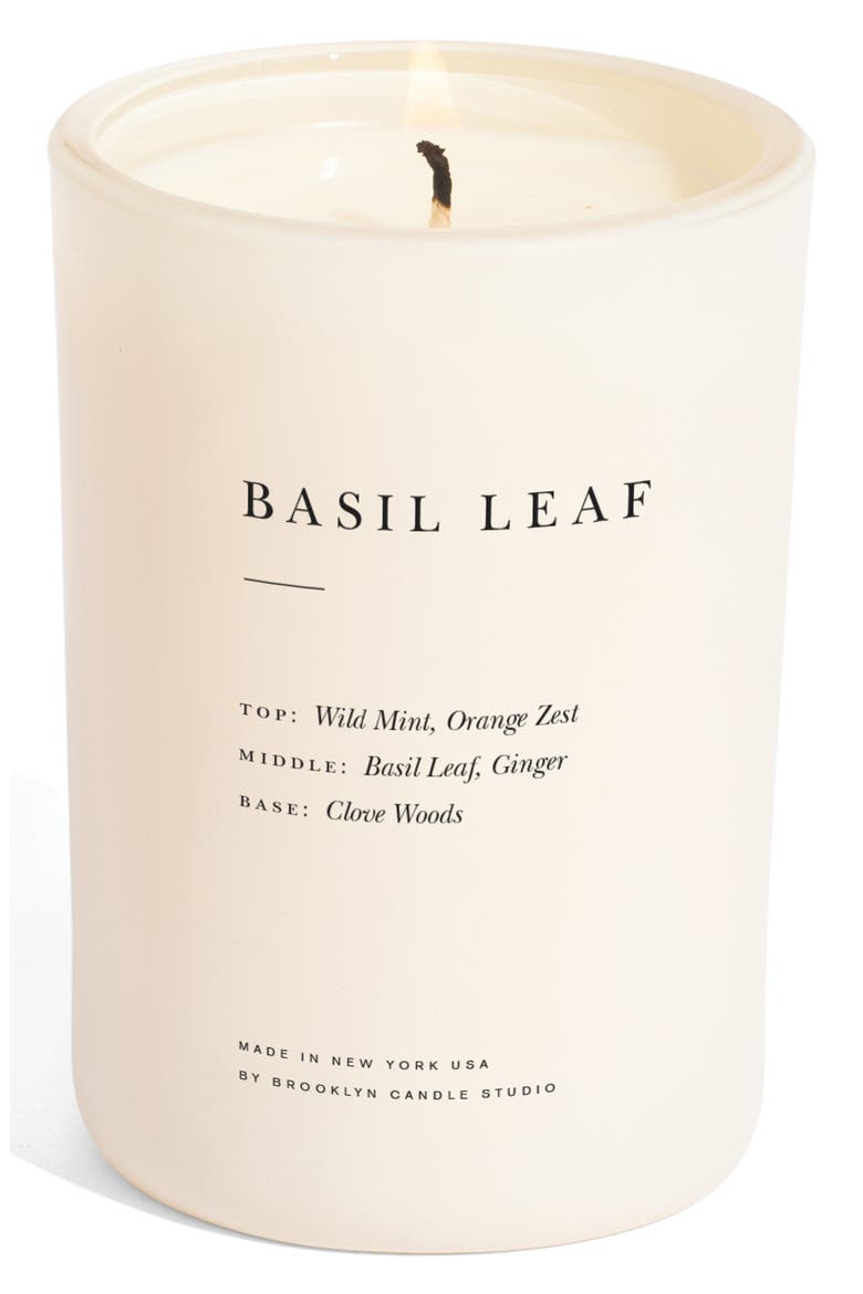 Basil Leaf Candle (Nordstrom Exclusive), Main, color, NO COLOR