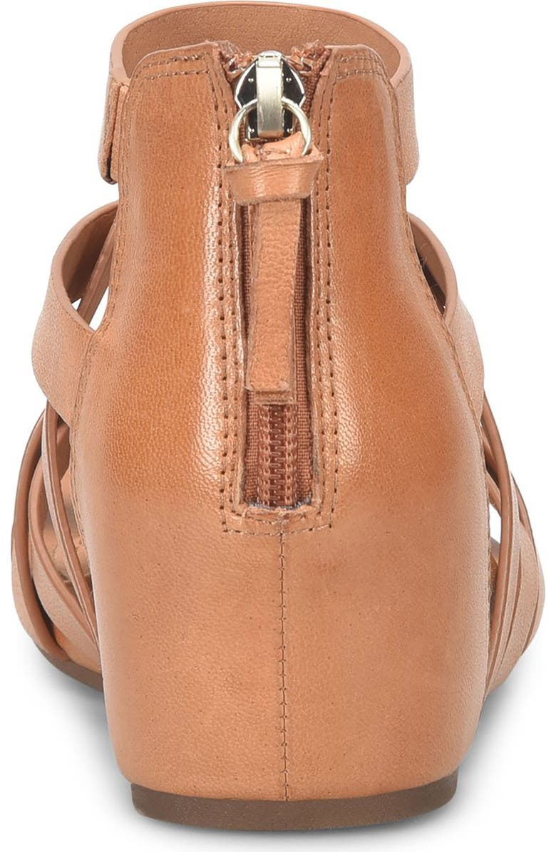 Söfft Vivi Platform Wedge Sandal, Alternate, color, Luggage