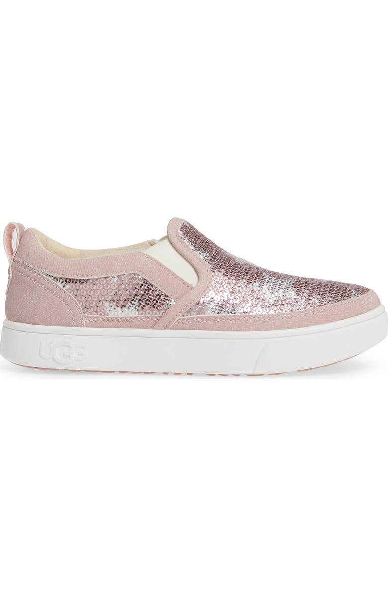 UGG<sup>®</sup> Caplan Sequin Stars Slip-On Sneaker, Alternate, color,