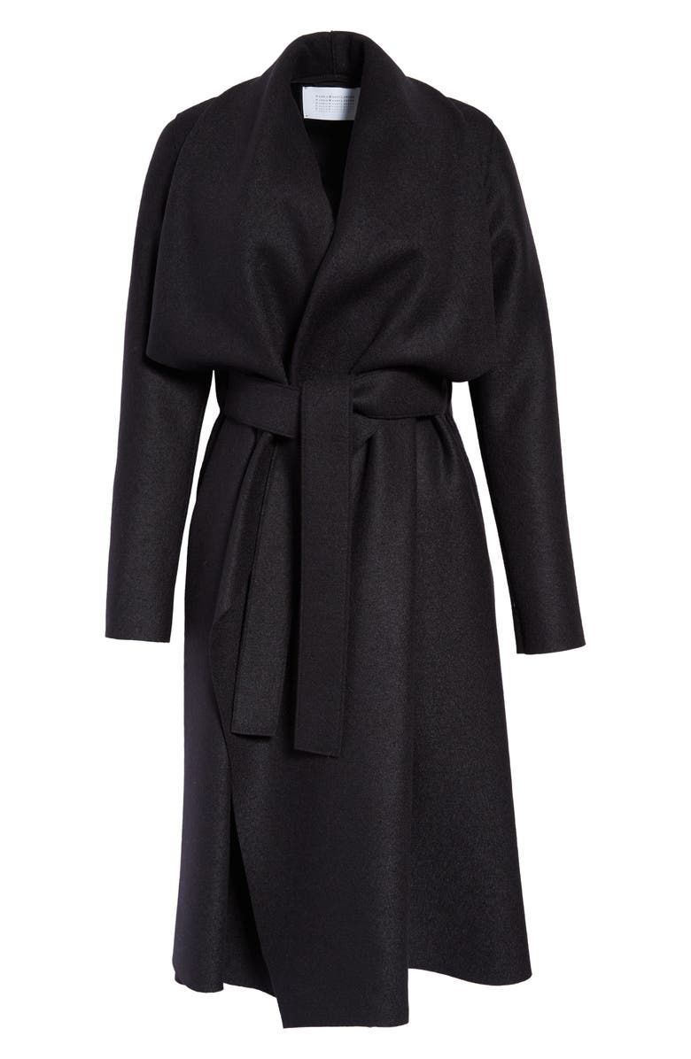 Harris Wharf London Belted Wool Coat, Main, color, 