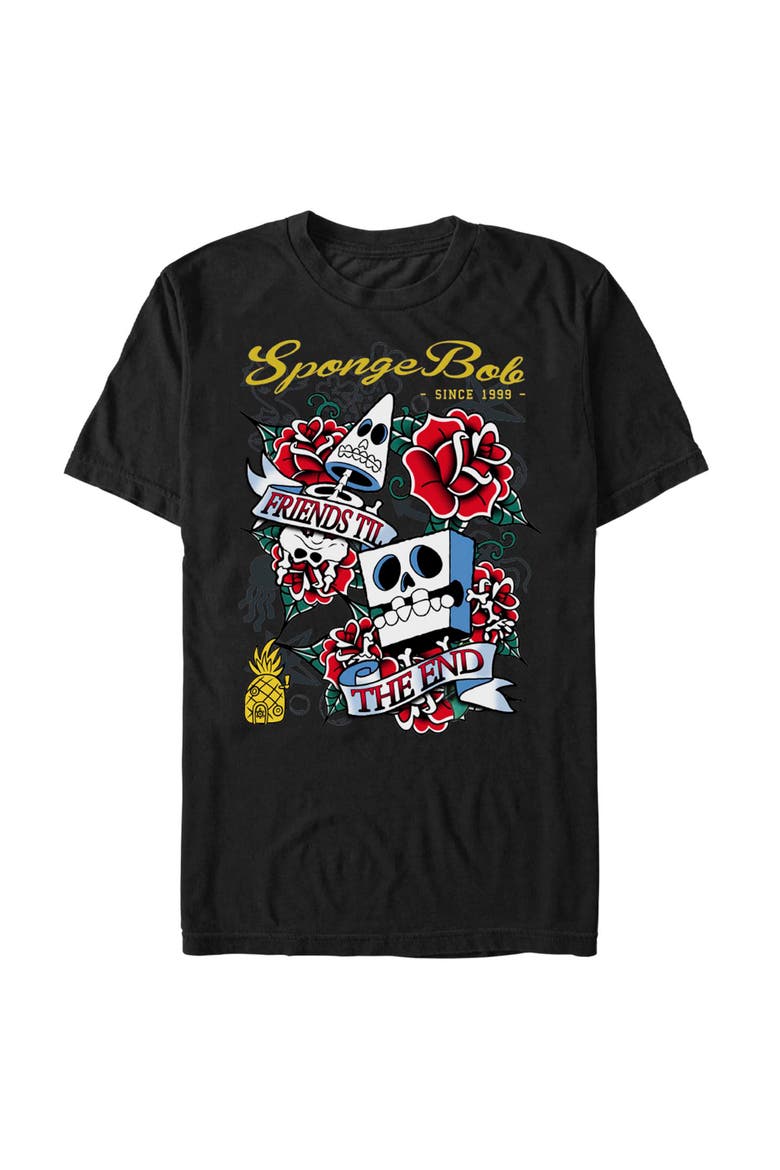 Men's Friends Til the End T-Shirt, Alternate, color, Black
