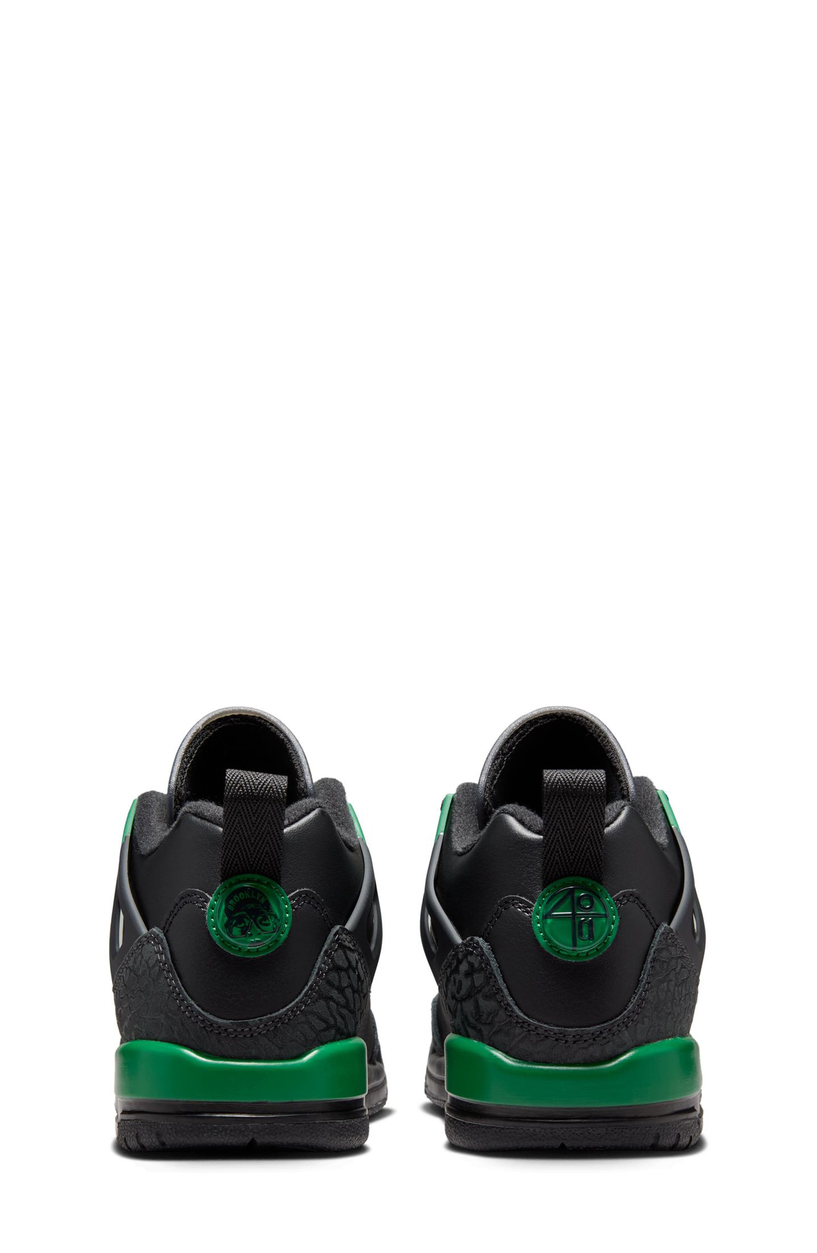 Nike Kids' Spizike Low Sneaker, Alternate, color, Black/ Pine Green/ Anthracite