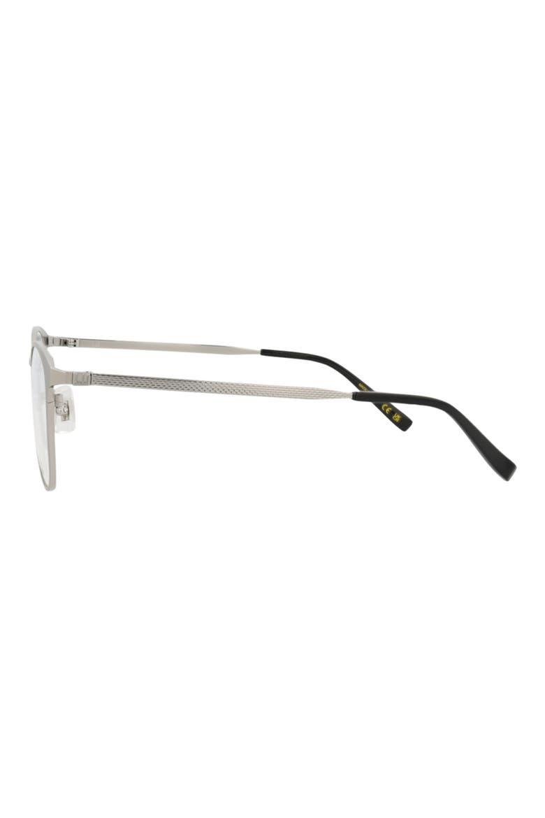 Novelty 52mm Round Optical Glasses, Alternate, color, SILVER SILVER TRANSPARENT