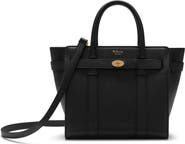 【MULBERRY】BAYSWATER MINI TOTE BAG Mulberry | Mini Zipped Bayswater | Black Small Classic Grain