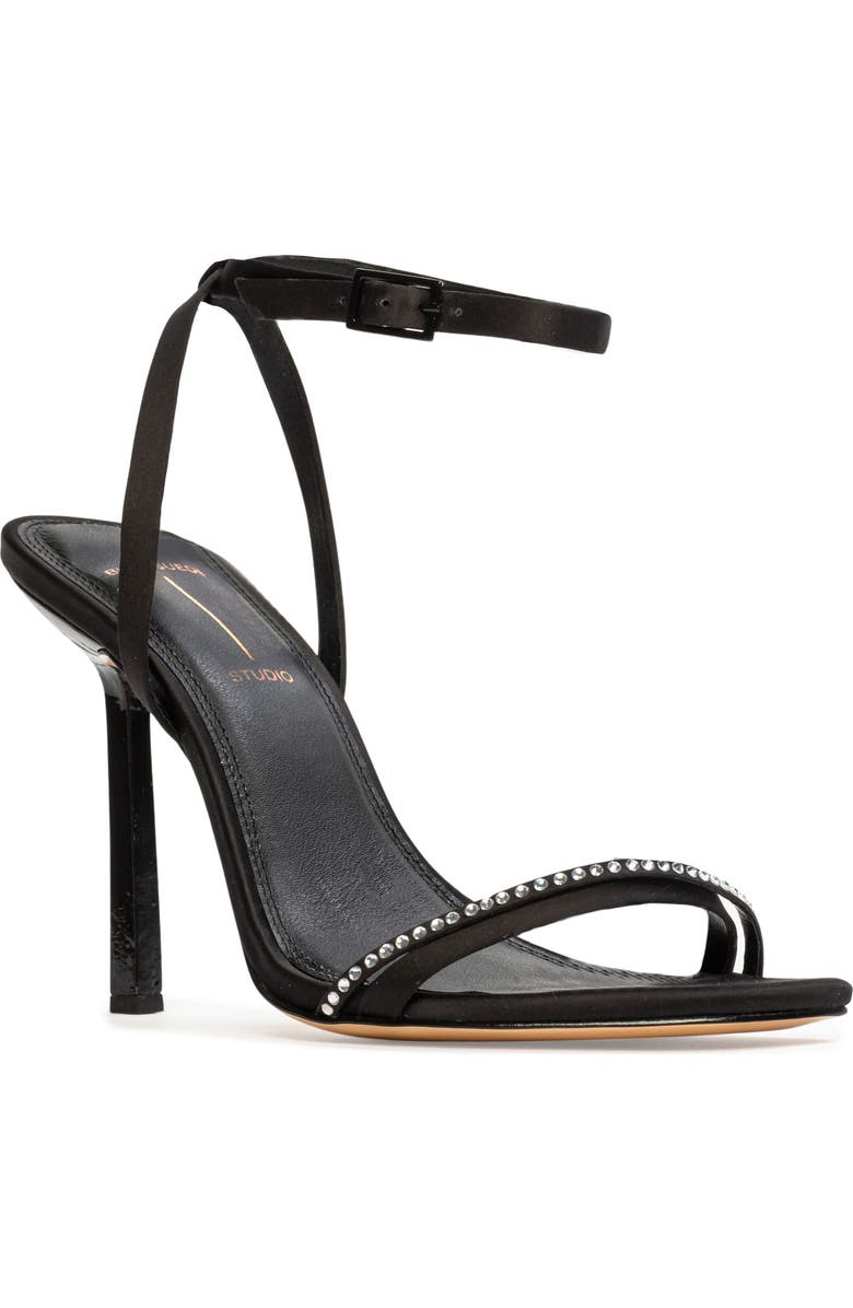 BLACK SUEDE STUDIO Rumi 100 Ankle Strap Sandal, Main, color,