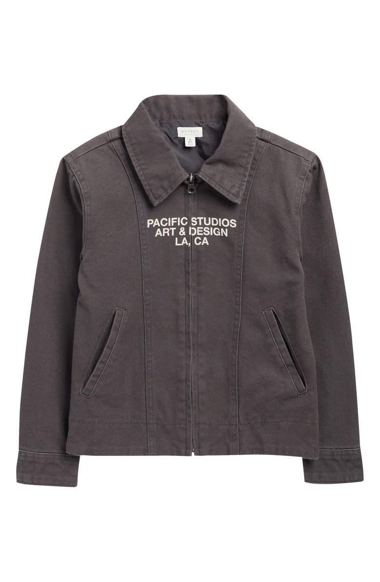 PacSun Kids' Brown Studios Cotton Jacket, Main, color, Black