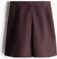H&M Linen-blend Tailored Shorts
