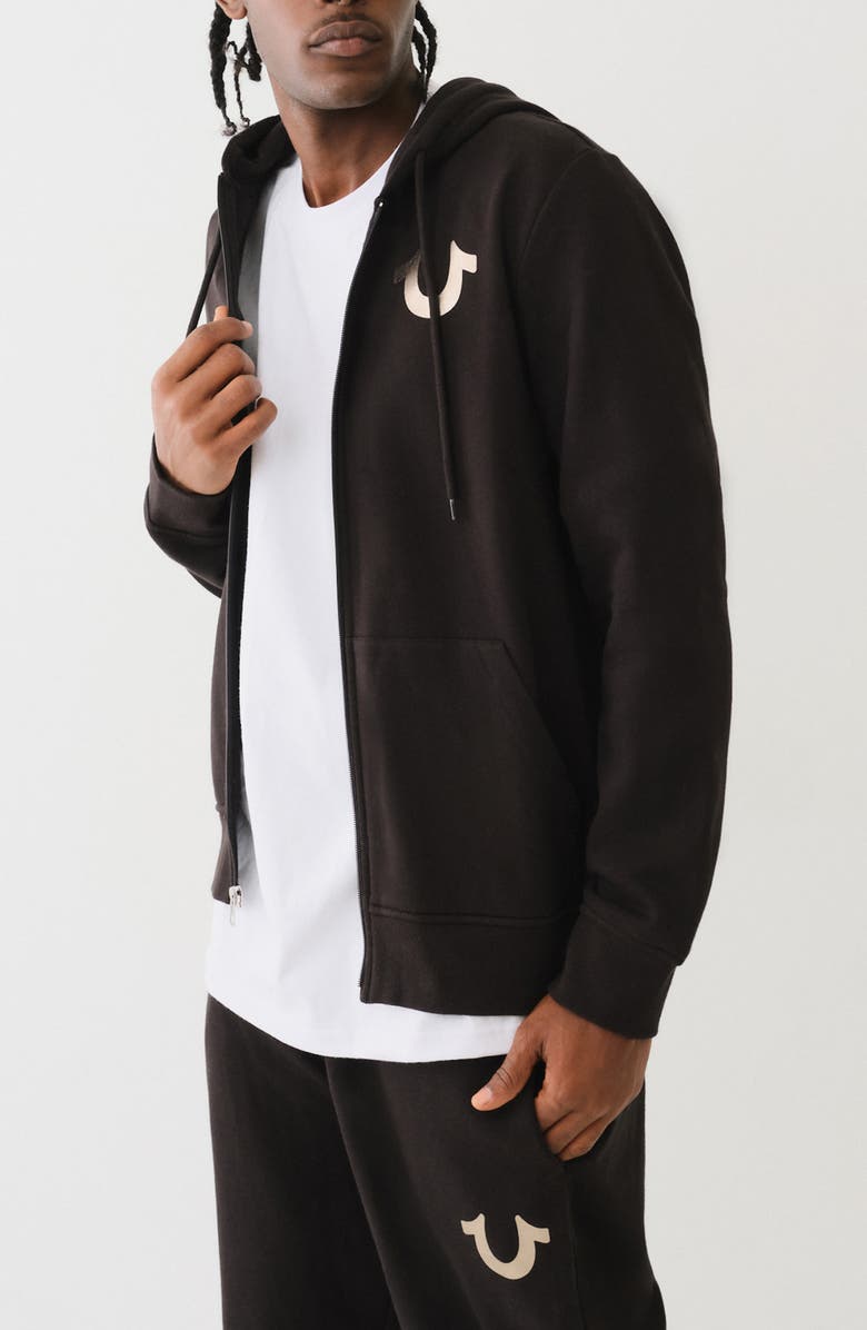 True Religion City Buddha Full-Zip Hoodie, Alternate, color, 