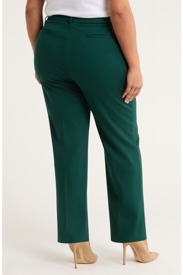 Pull-On Trouser Pants, Alternate, color, EVERGREEN