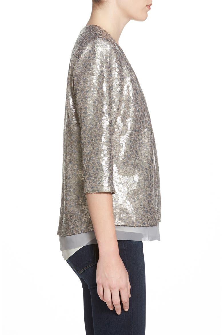 Sequin Jacket, Alternate, color, SILVER