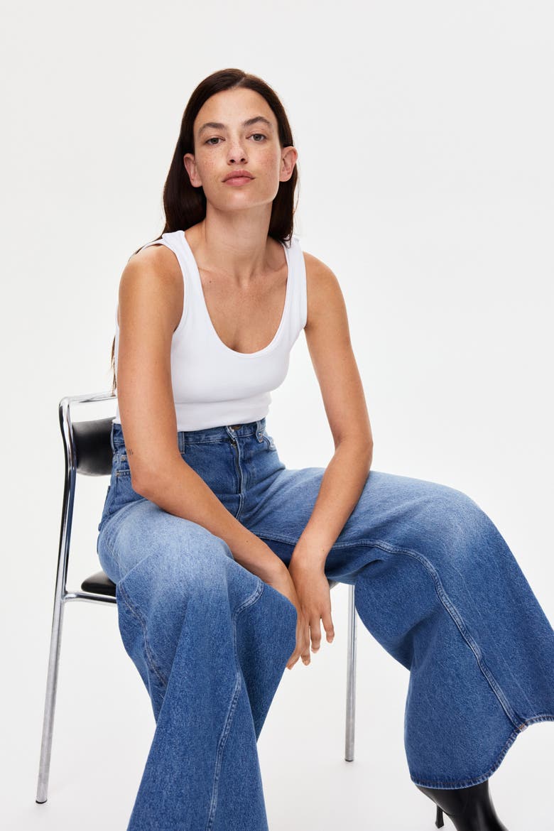 Mama 2-pack Nursing Vest Tops, Alternate, color, White/black
