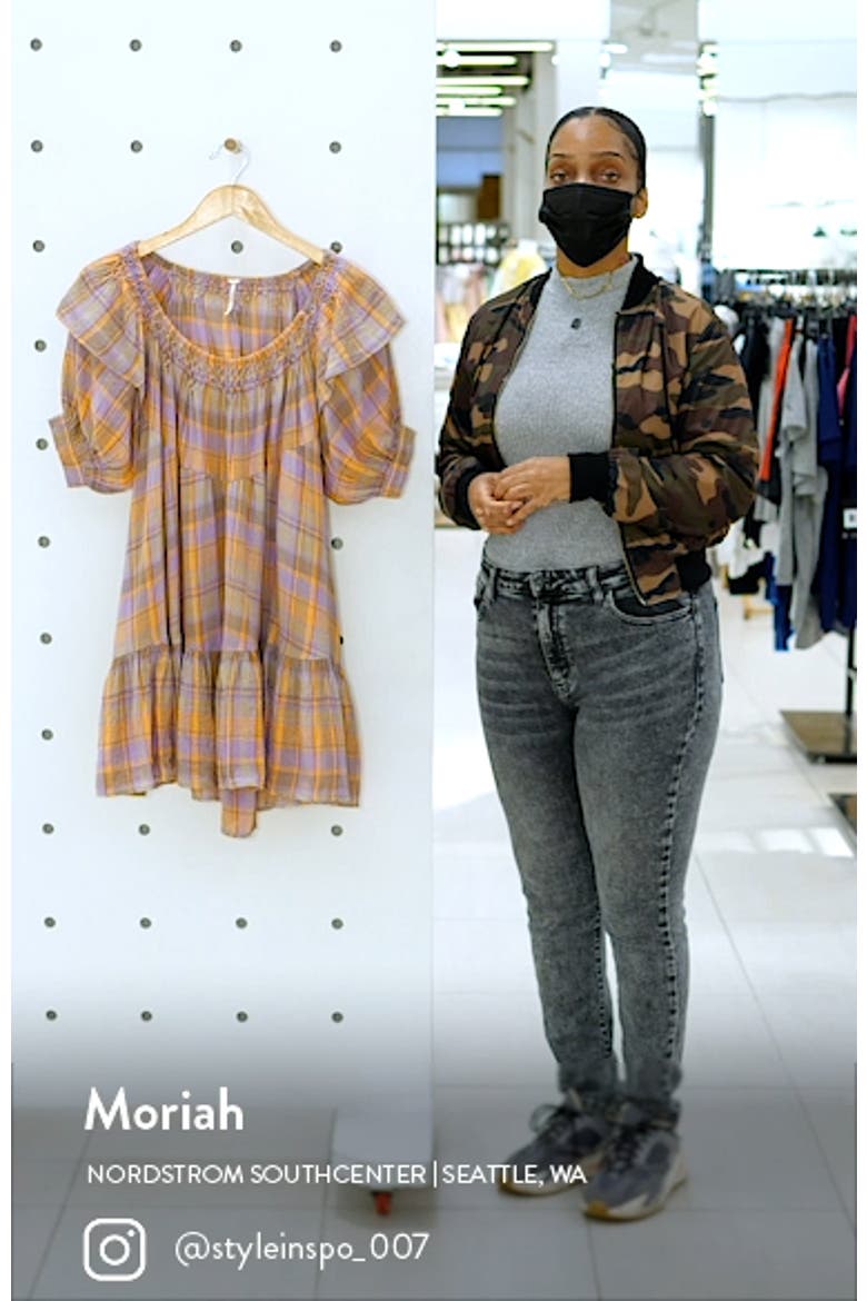 Amelie Plaid Minidress video