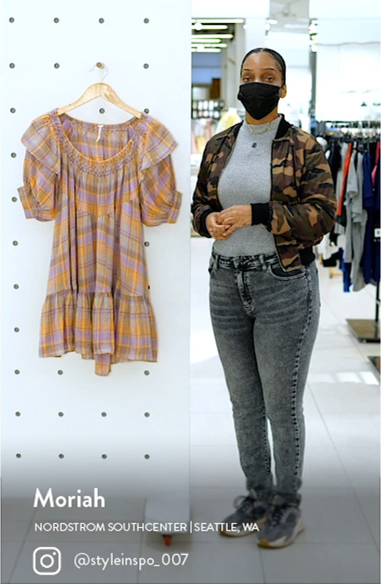 Amelie Plaid Minidress, sales video thumbnail