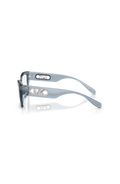 Michael Kors 54mm Square Optical Glasses In Gray