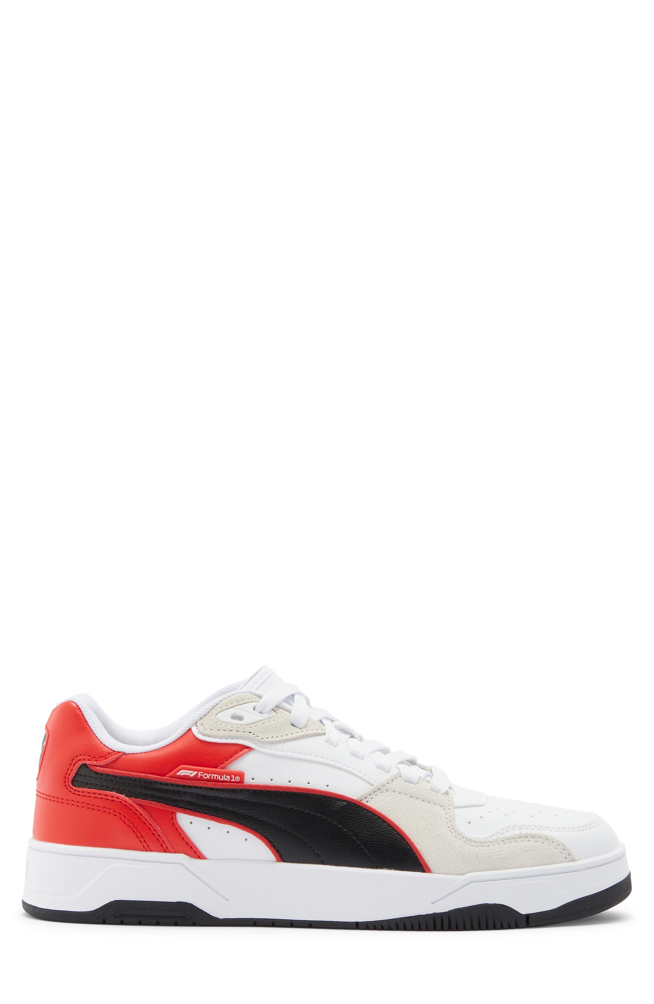 PUMA Formula 1<sup>®</sup> RBD Game Low Top Sneaker, Alternate, color, Puma White/ Feather Gray