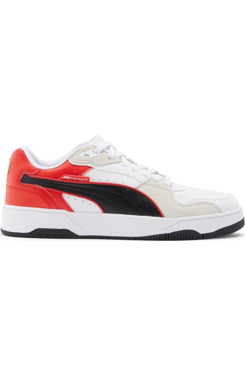 PUMA Formula 1<sup>®</sup> RBD Game Low Top Sneaker, Alternate, color, Puma White/ Feather Gray