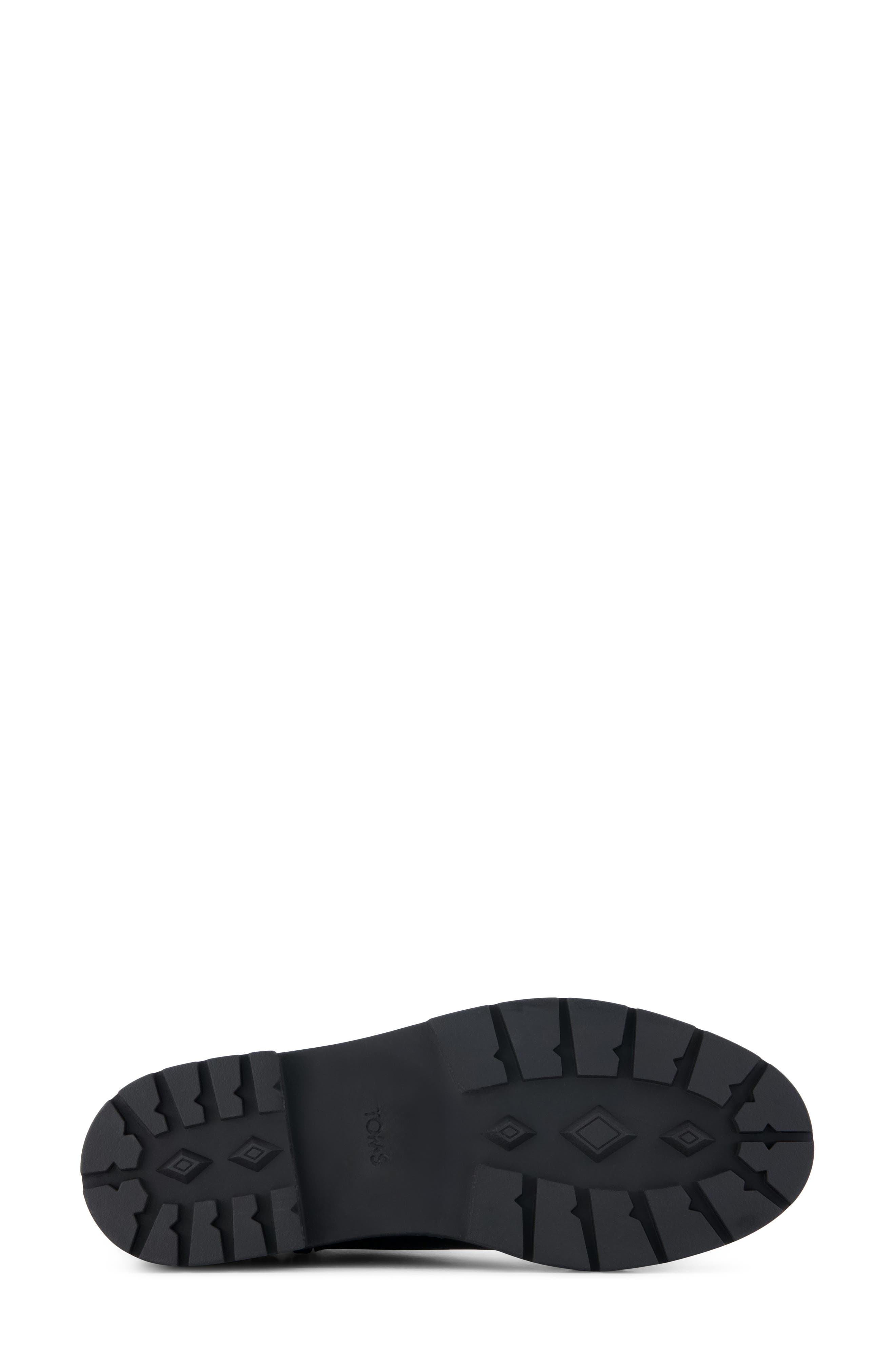 Leather Chelsea Bootie, Alternate, color, BLACK