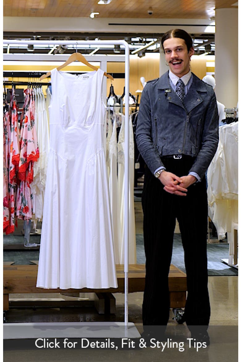 Gwen Shaped Waist Stretch Cotton Dress video