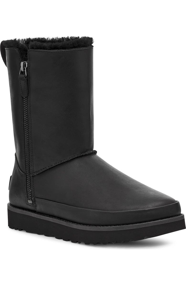 UGG<sup>®</sup> UGG Classic Zip Genuine Shearling Bootie, Main, color,