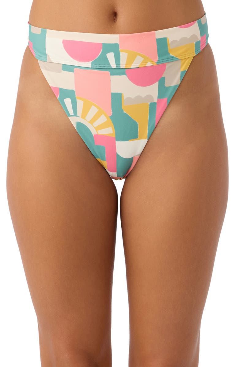 O'Neill Lisbon Geo Santa Barbara Bikini Bottoms, Main, color, 