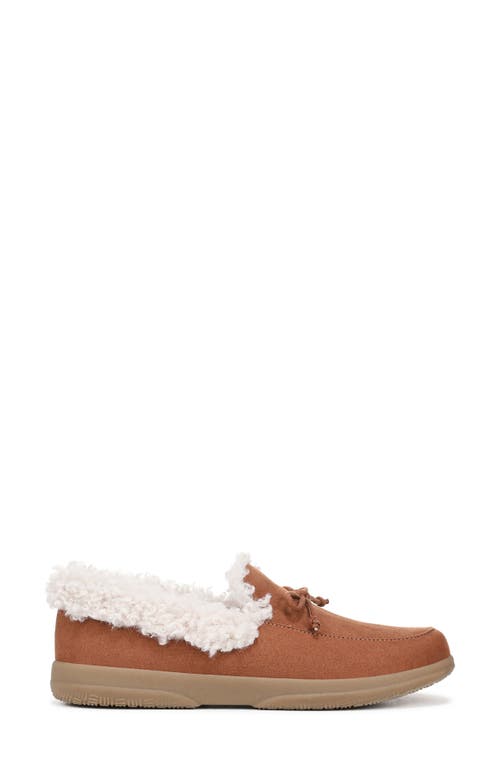 Vionic Claribel Faux Shearling Lined Slipper In Brown