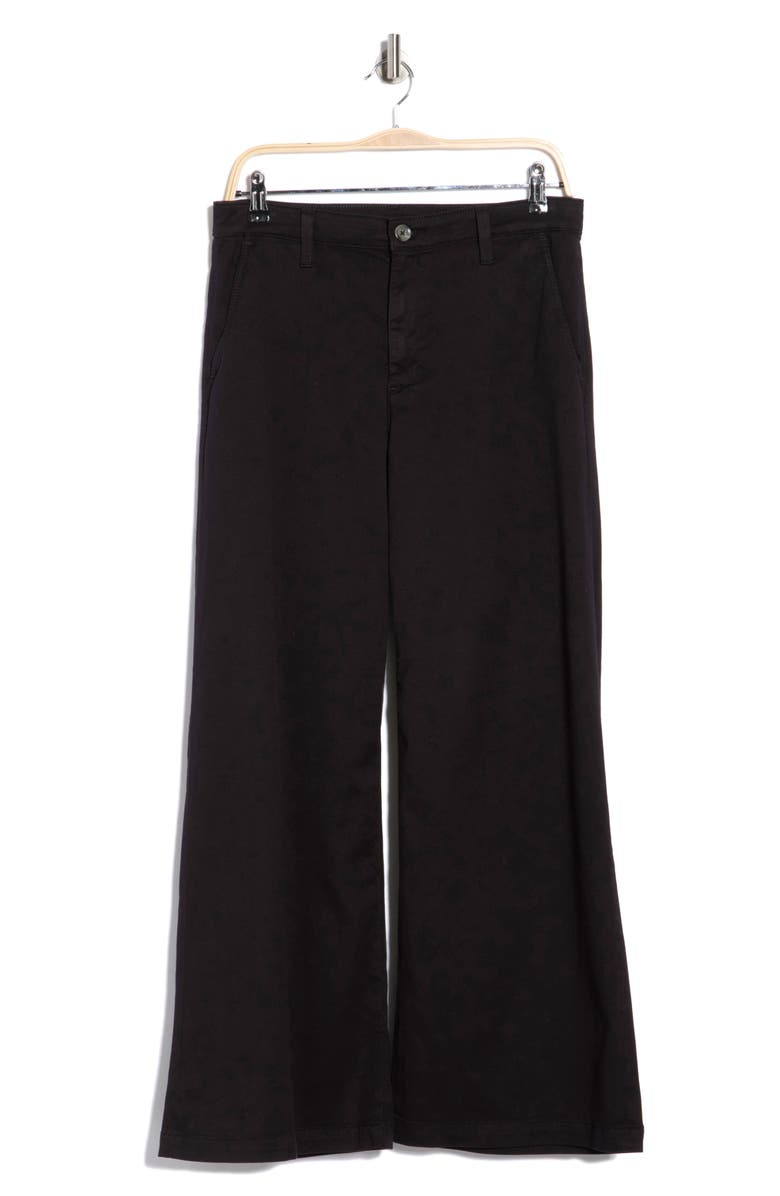 AG Caden High Waist Wide Leg Pants, Main, color, True Black